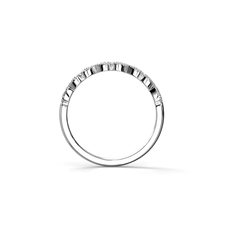 Festive Olga Timanttisormus 0,08 ct valkokulta Festive