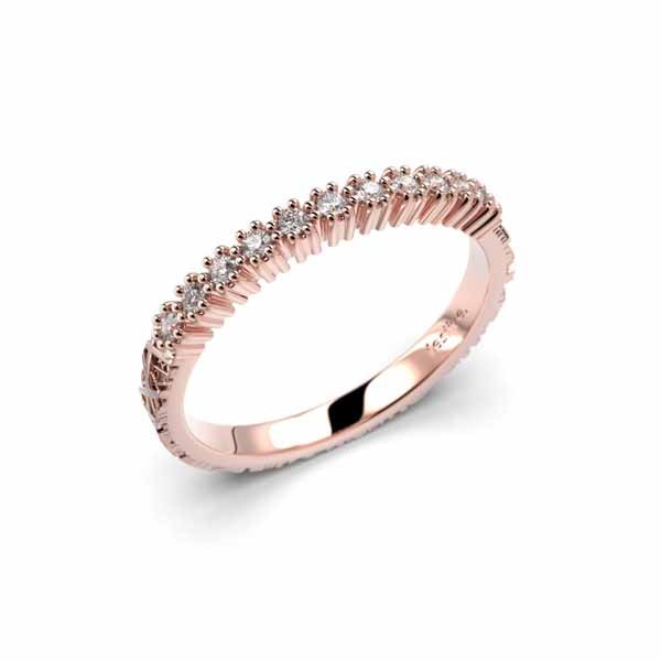 Festive Routa Tieva Timanttisormus 0,11 ct punakulta