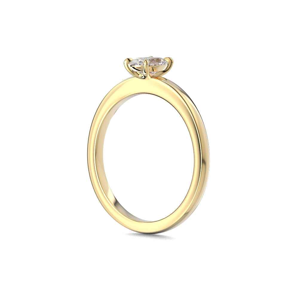 Festive Selena Timanttisormus 0,50 ct keltakulta