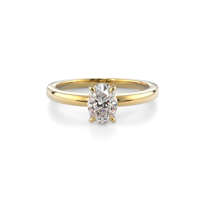 Festive Selena Timanttisormus 0,70 ct keltakulta
