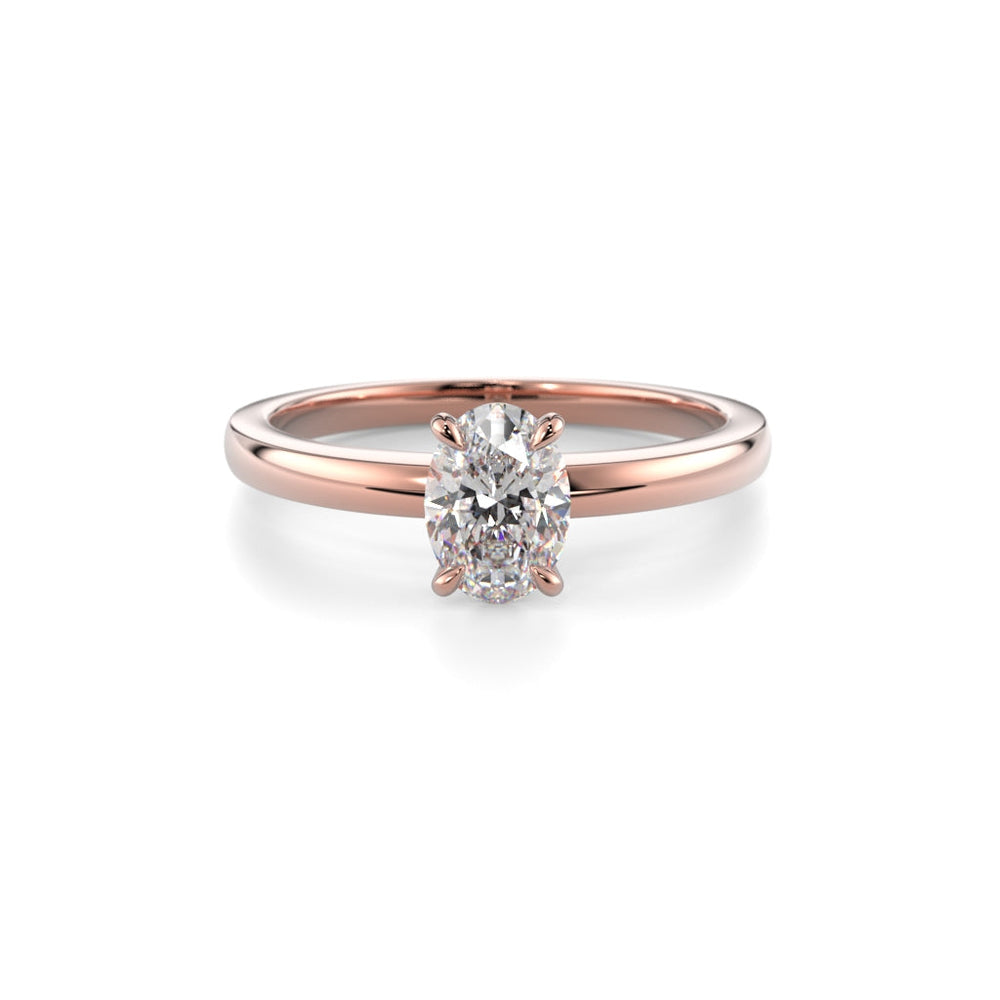 Festive Selena Timanttisormus 0,70 ct punakulta