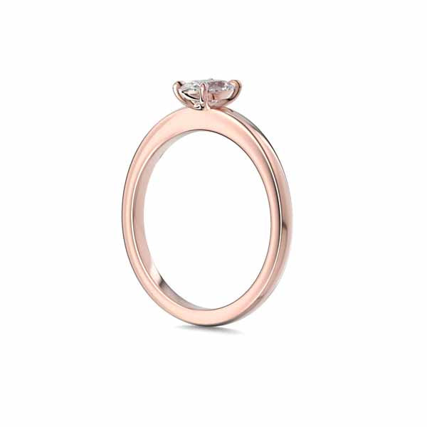 Festive Selena Timanttisormus 0,70 ct punakulta