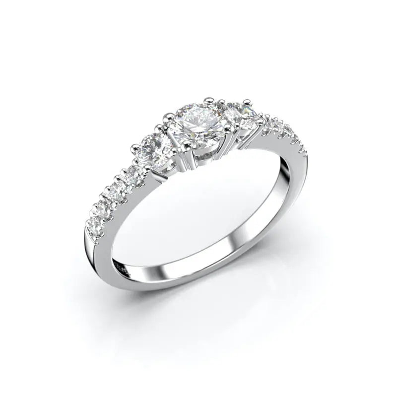 Festive Aurora Timanttisormus 0,66 ct