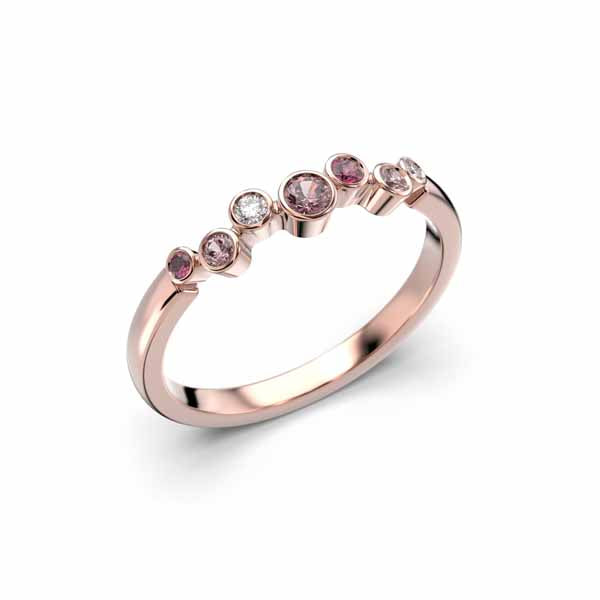 Festive Drop Pink timanttisormus 14-644-015P-PK