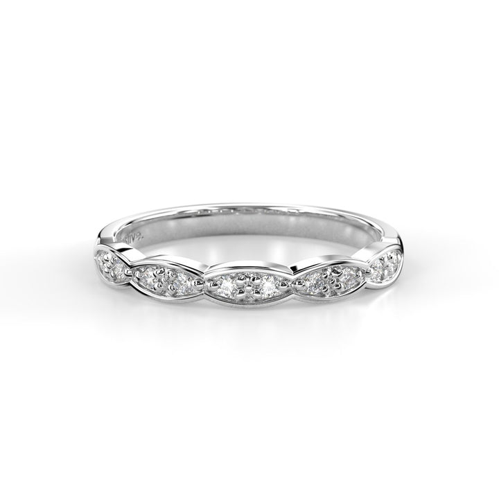 Festive Ida Timanttisormus 0,10 ct valkokulta