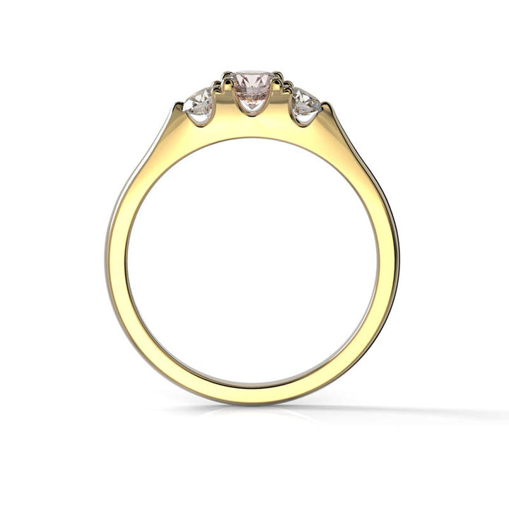 Festive Megan Morganiitti Timanttisormus 0,22 ct keltakulta