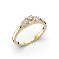 Festive Megan Morganiitti Timanttisormus 0,22 ct keltakulta