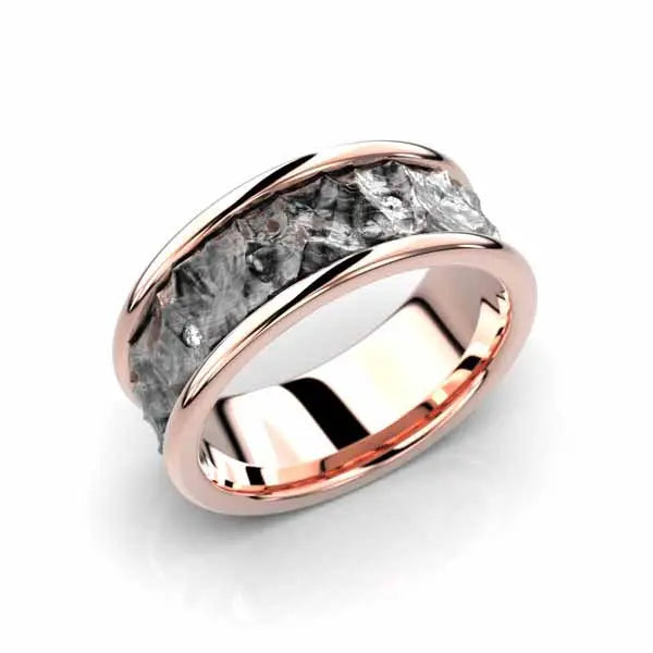 Festive Peruskallio Timanttisormus 0,05 ct / 7,5 mm punakulta