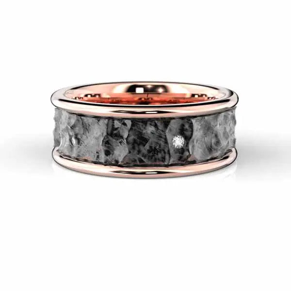 Festive Peruskallio Timanttisormus 0,05 ct / 7,5 mm punakulta