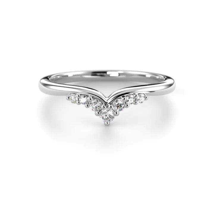Festive Lilja side 0,11 ct timanttisormus Festive