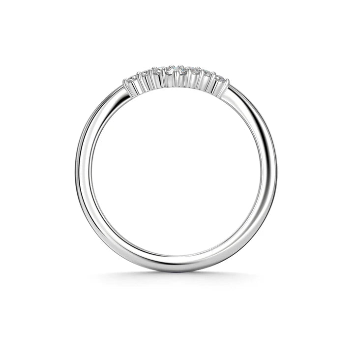 Festive Lilja side 0,11 ct timanttisormus Festive