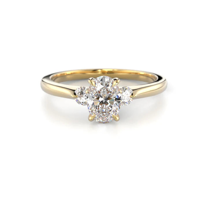 Festive Megan Oval 0,64 ct timanttisormus Festive