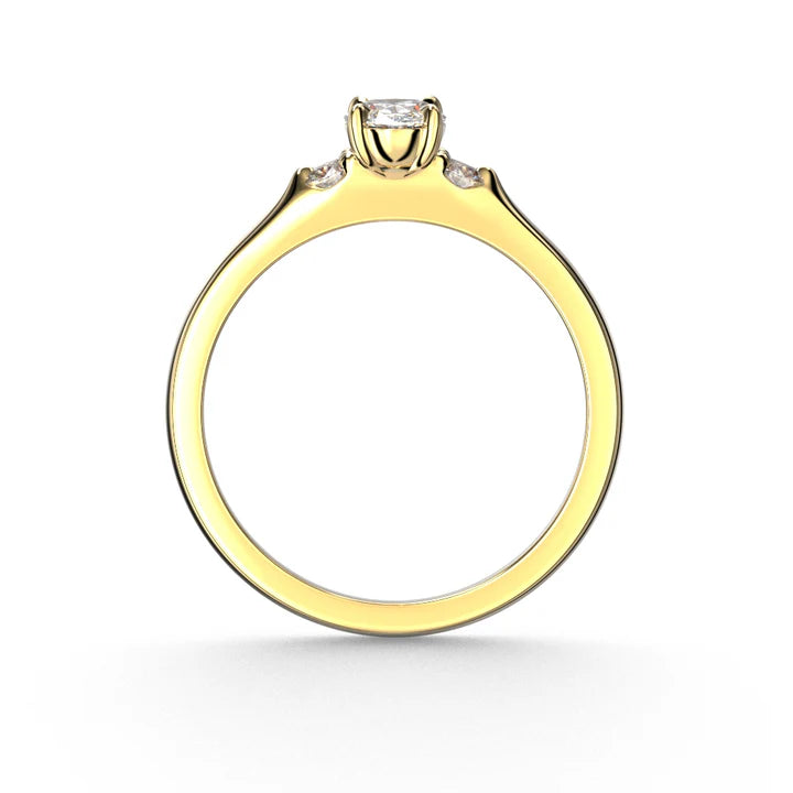 Festive Megan Oval 0,64 ct timanttisormus Festive