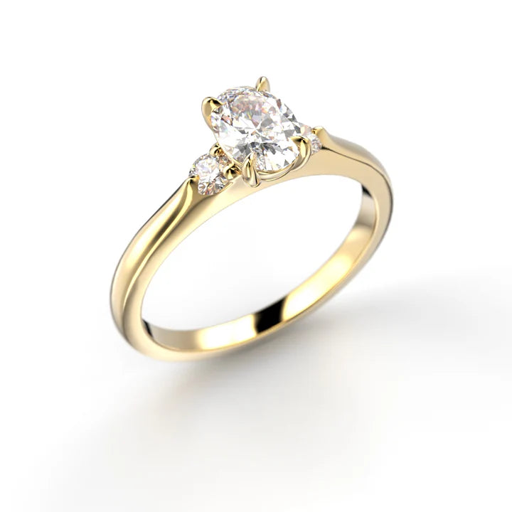 Festive Megan Oval 0,64 ct timanttisormus Festive