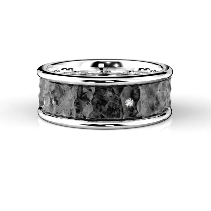 Festive Peruskallio Timanttisormus 0,05 ct / 7,5 mm valkokulta