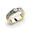 Festive Peruskallio diamond ring 0.15 ct yellow gold