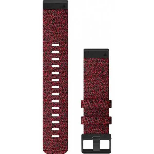 Garmin QuickFit 22mm nailonranneke meleerattu punainen 010-12863-06