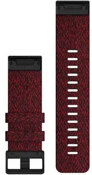 Garmin QuickFit 26mm nailonranneke meleerattu punainen 010-12864-06