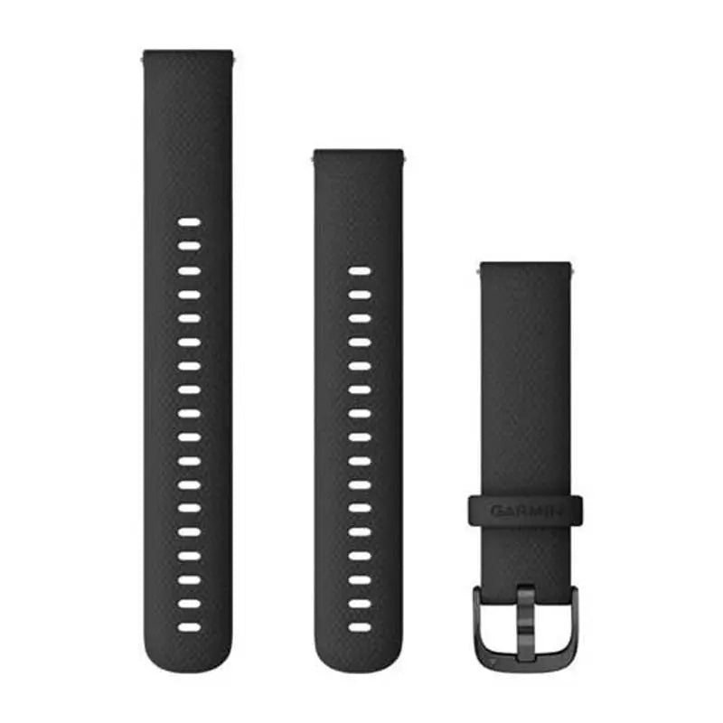 Garmin Quick Release 18mm silikoniranneke musta 010-12932-01
