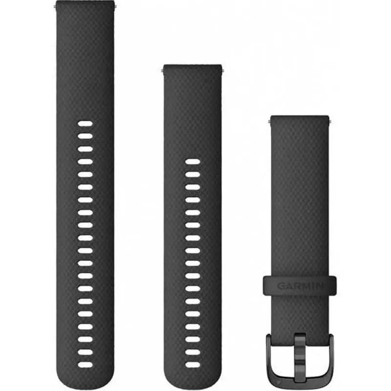 Garmin Quick Release 20mm silikoniranneke musta 010-12932-11