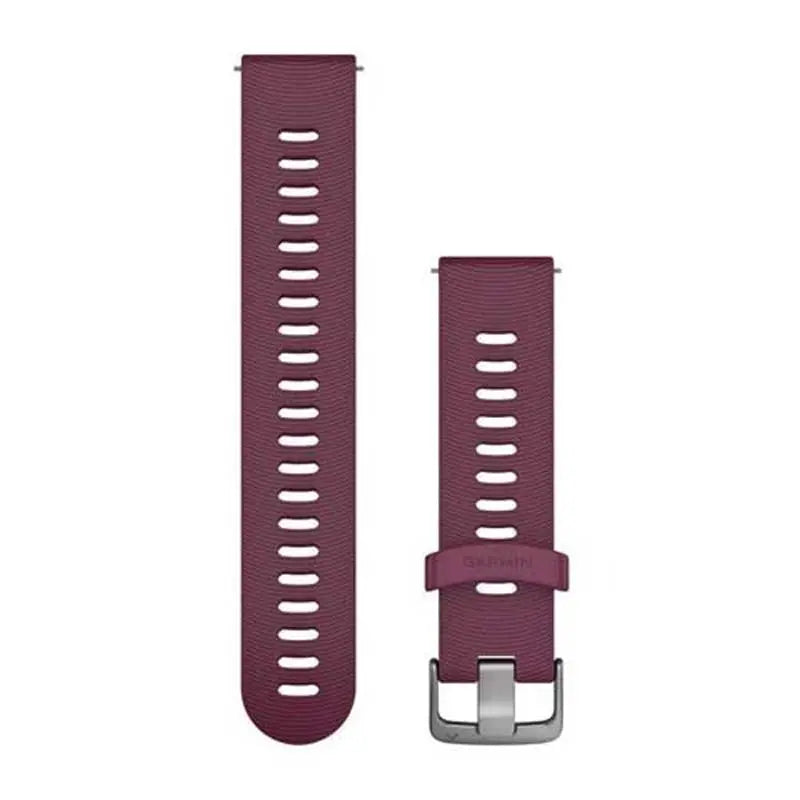 Garmin Quick Release 20mm silikoniranneke viininpunainen 010-11251-1W