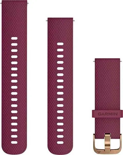 Garmin Quick Release 20mm silikoniranneke viininpunainen 010-12691-05