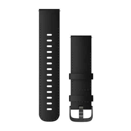 Garmin Quick Release 22mm nahkaranneke musta 010-12932-63