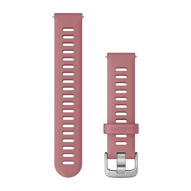 Garmin Quick Release 18mm silikoniranneke vaalea pinkki 010-11251-3H
