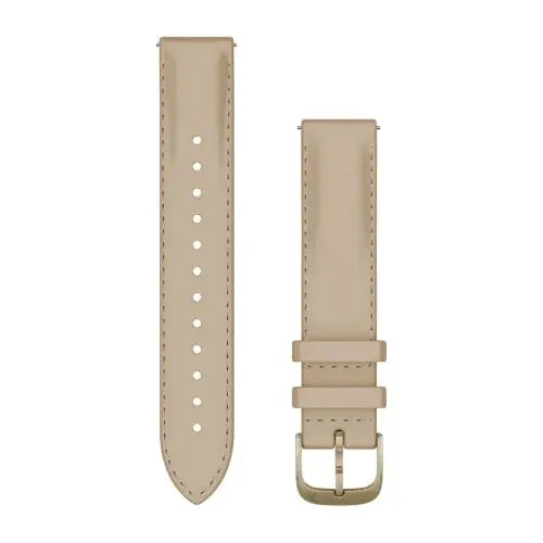 Garmin Quick Release 18mm nahkaranneke vaalea hiekka 010-12932-60
