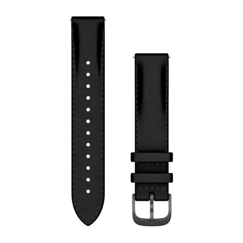 Garmin Quick Release 18mm nahkaranneke musta 010-12932-61