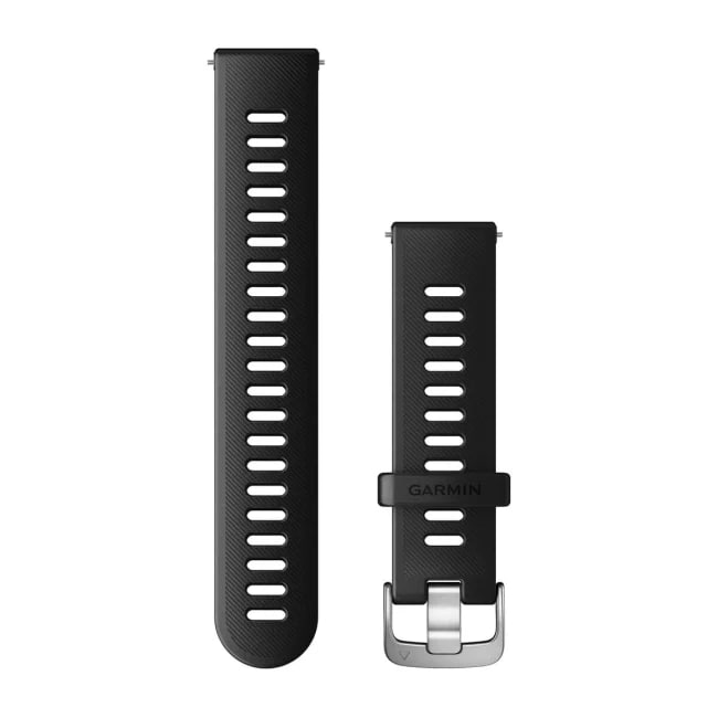Garmin Quick Release 20mm silikoniranneke musta 010-11251-9P