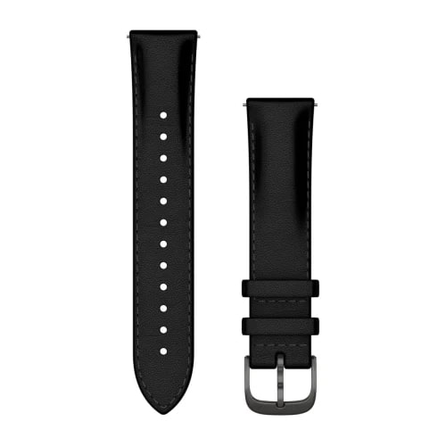 Garmin Quick Release 20mm nahkaranneke musta 010-12932-62
