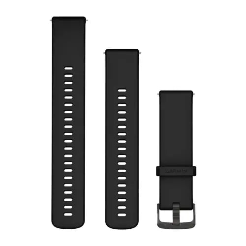 Garmin Quick Release 22mm silikoniranneke musta 010-13256-21
