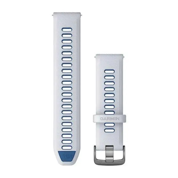 Garmin Quick Release 22mm silikoniranneke vaaleanharmaa/sininen 010-11251-A1

