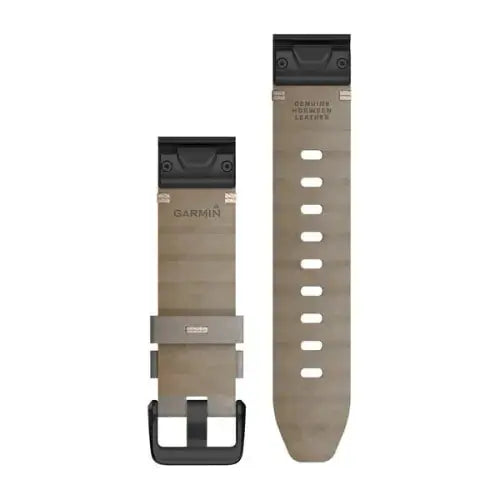 Garmin QuickFit 20 mm mokkanahkaranneke harmaa 010-12876-00