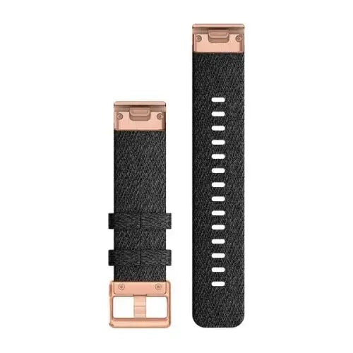 Garmin QuickFit 20 mm nailonranneke meleerattu musta 010-12874-00