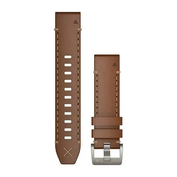 Garmin QuickFit 22mm nahkaranneke ruskea 010-12738-04