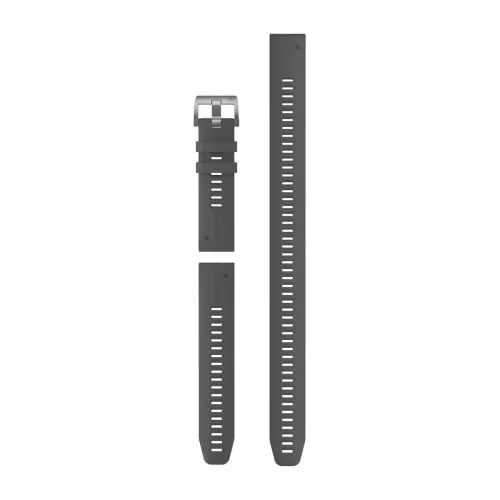 Garmin QuickFit 22mm silikoniranneke tummanharmaa 010-13113-00