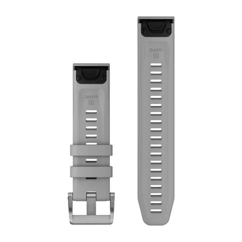 Garmin QuickFit 22mm silikoniranneke vaaleanharmaa 010-13113-03
