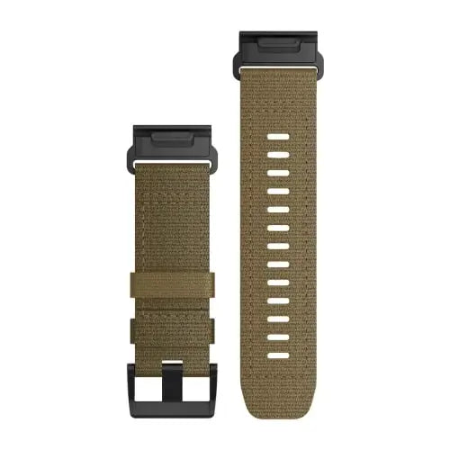 Garmin QuickFit 26mm nailonranneke vaalean ruskea 010-13010-11