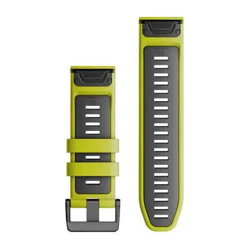 Garmin QuickFit 26mm silikoniranneke limenvihreä/grafiitinharmaa 010-13281-03

