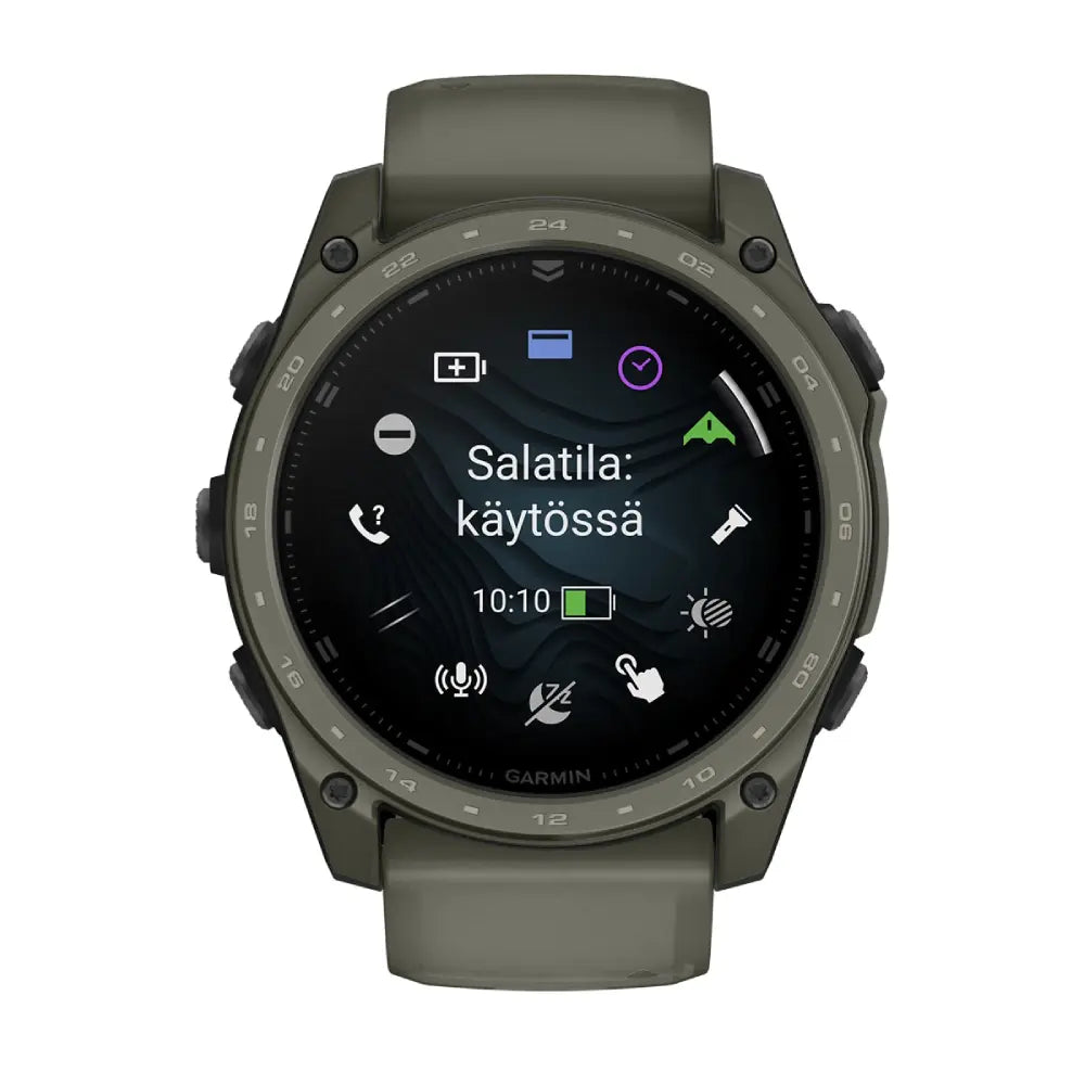 Garmin Tactix 8 51 mm AMOLED Cerakote Vihreä 010-04553-11 Garmin