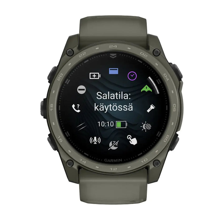 Garmin Tactix 8 51 mm AMOLED Cerakote Vihreä 010-04553-11 Garmin