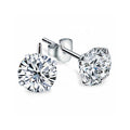 Silver Zircon Earrings 3 - 8 mm