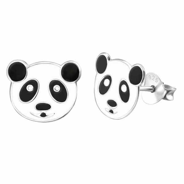 Hopeakorvakorut panda