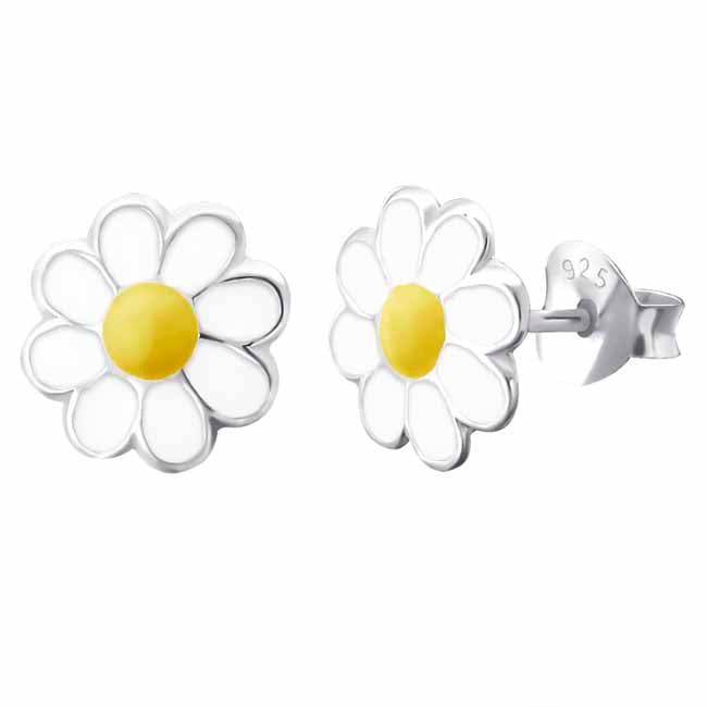 Hopeakorvakorut päivänkakkara daisy