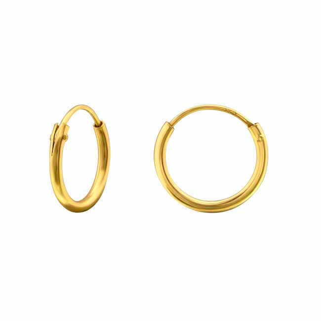 Hopearenkaat 1,2 x 12 mm kultadublee