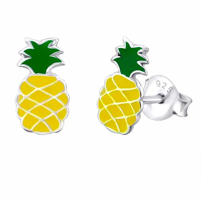 Hopeakorvakorut ananas