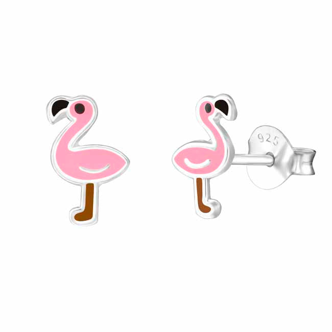Hopeakorvakorut flamingot