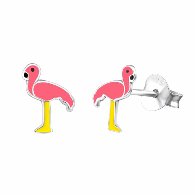 Hopeakorvakorut flamingo pinkki